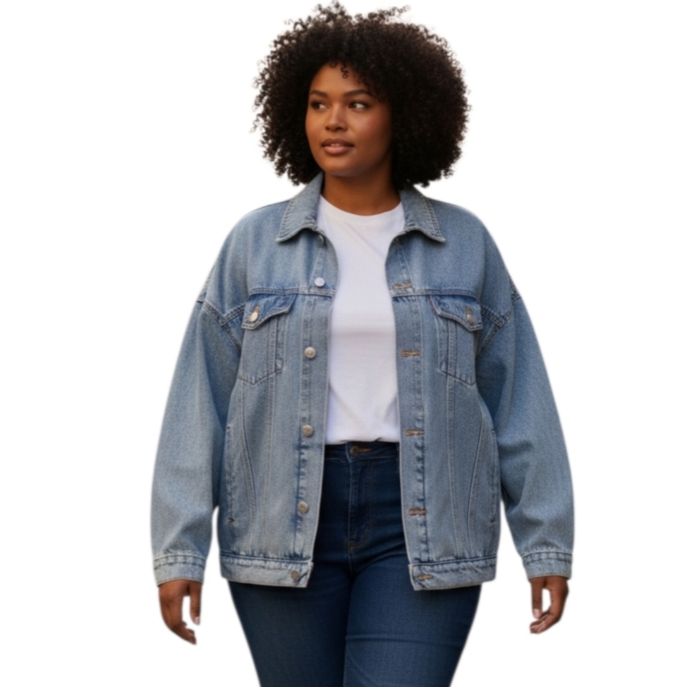 Automet Classic Blue Denim Jacket Sz.2XL EUC